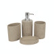 Ceramic Bathroom Set - 4 Pcs
